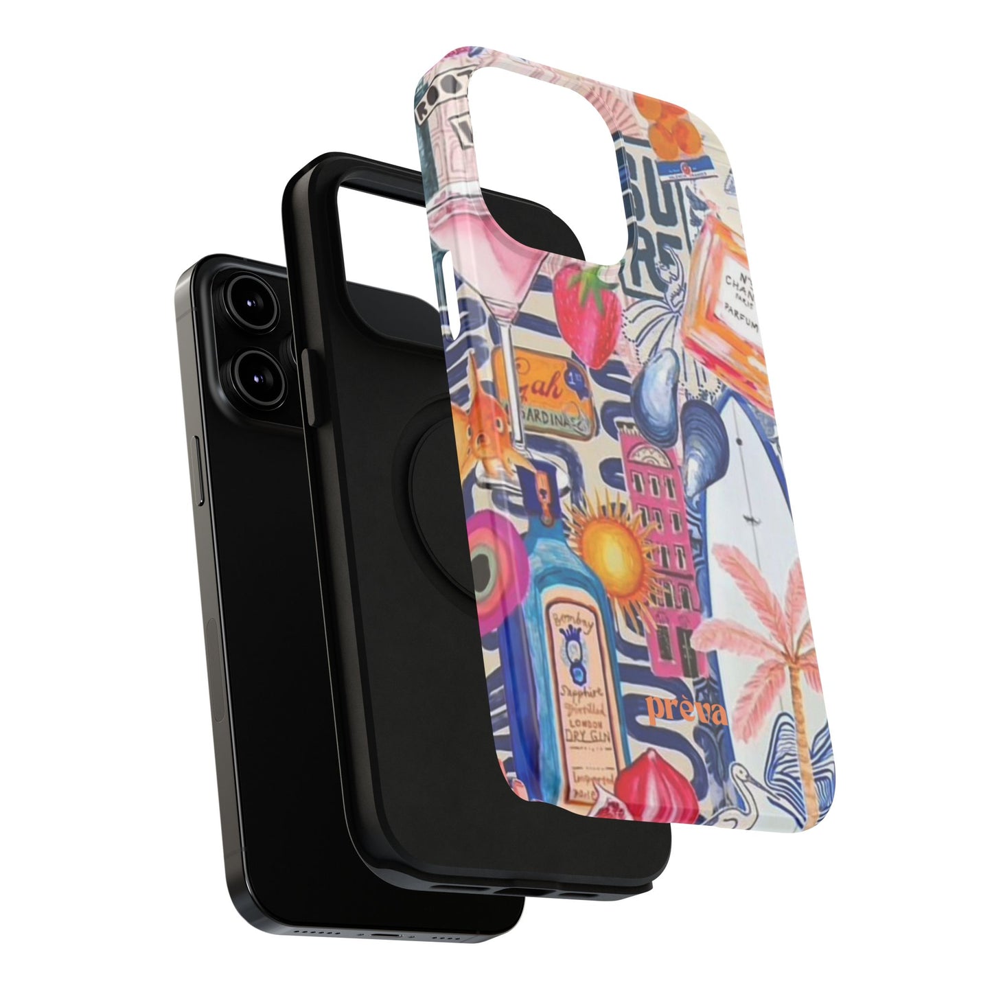 Tropical Beach Collage Phone Case