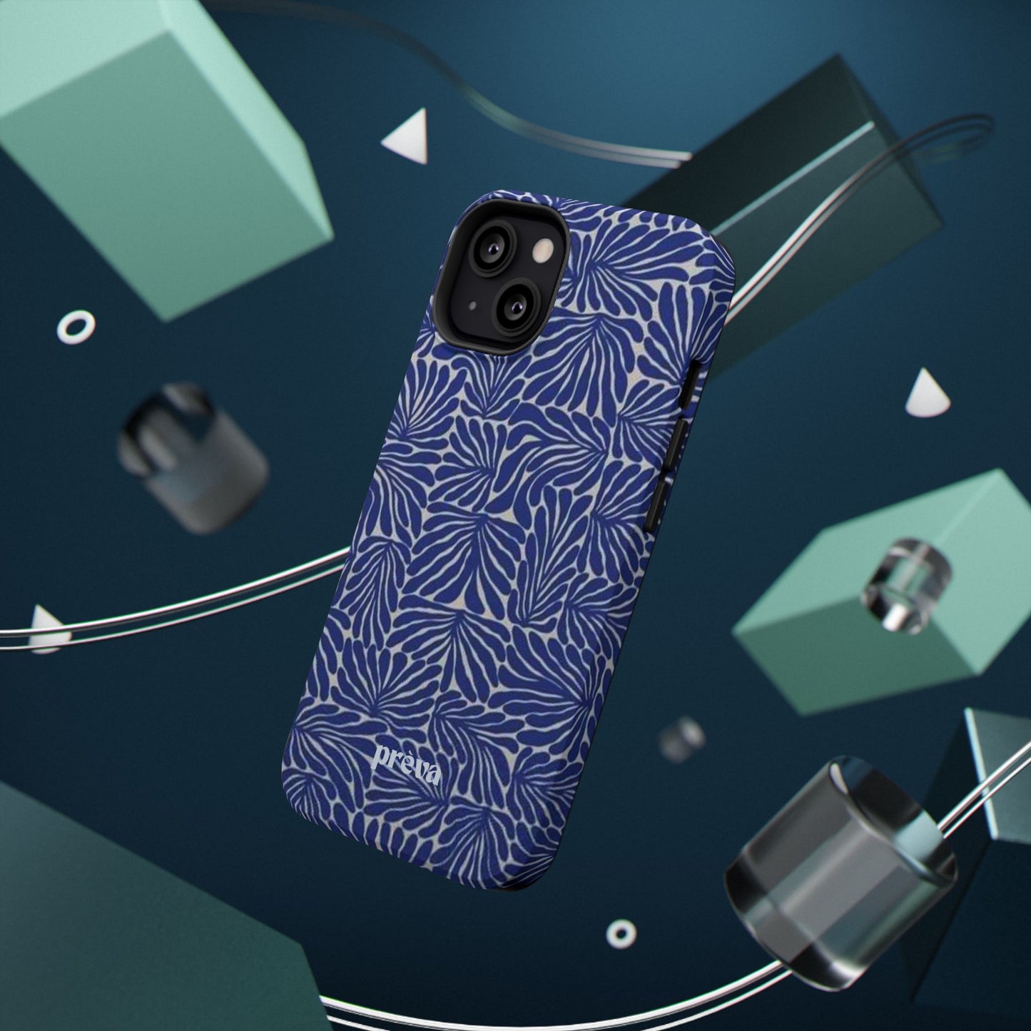 Blue Abstract Greek Phone Case