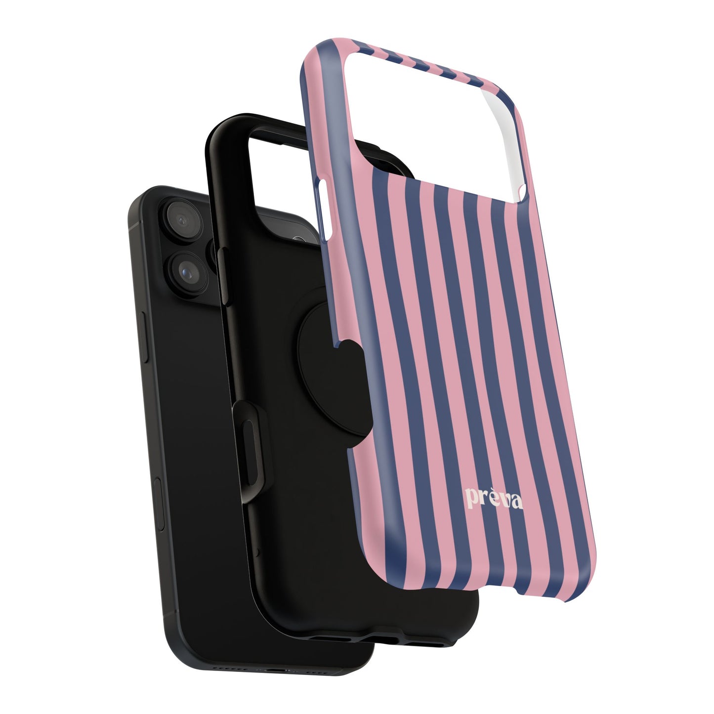 Blue and Pink Stripes Case