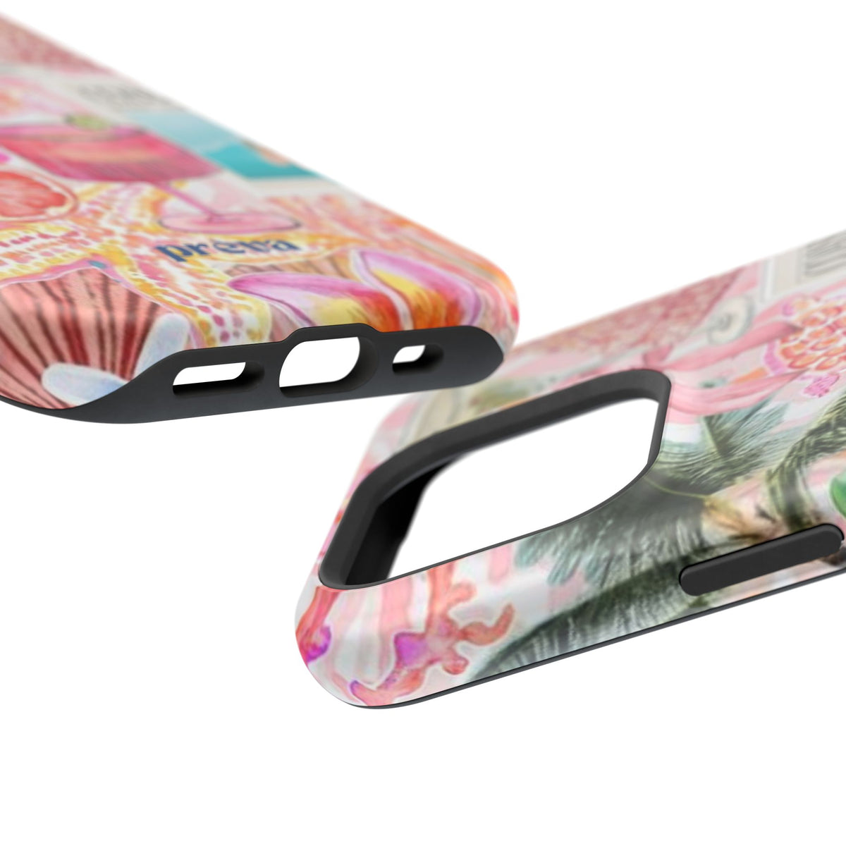 Pink Cocktail Collage Phone Case