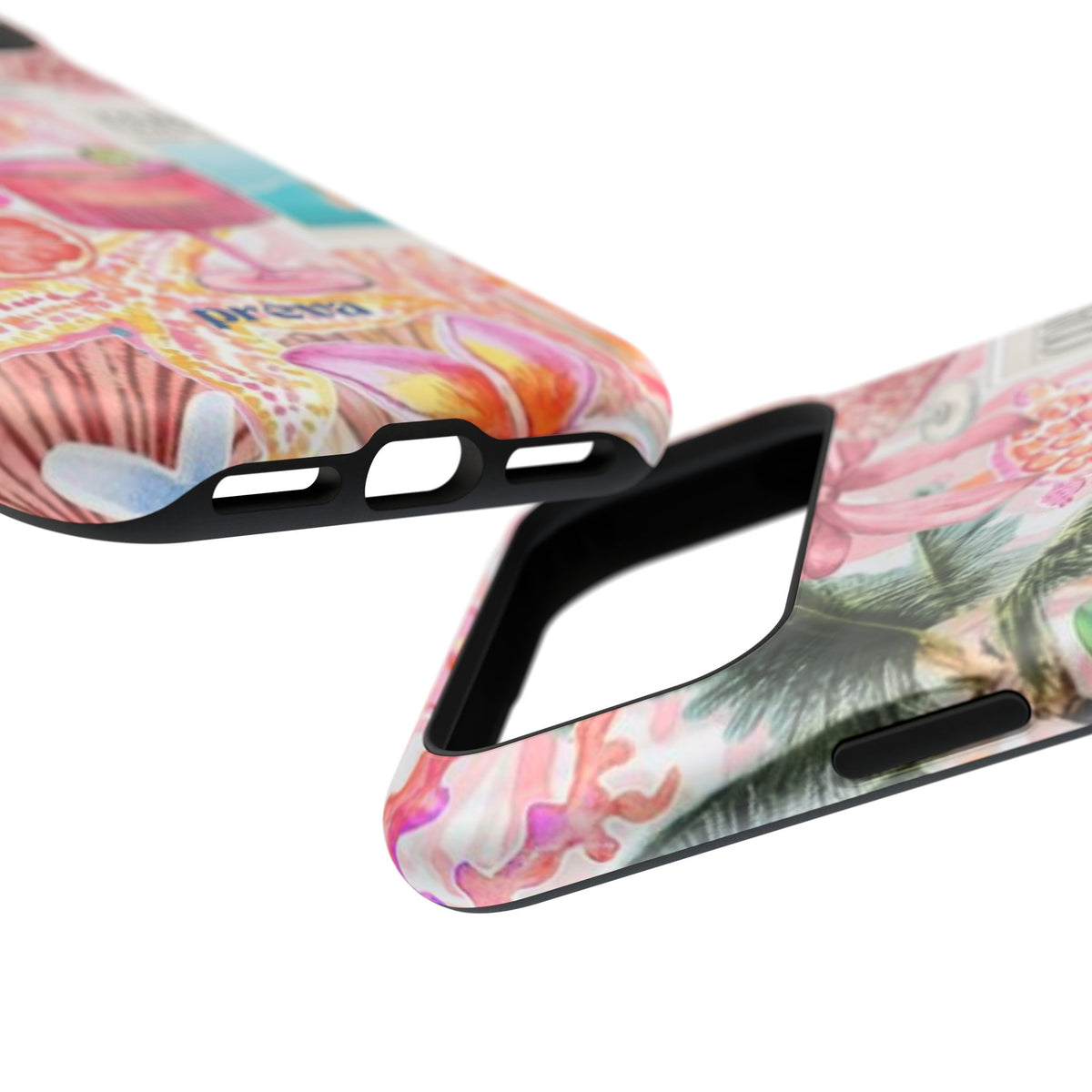 Pink Cocktail Collage Phone Case