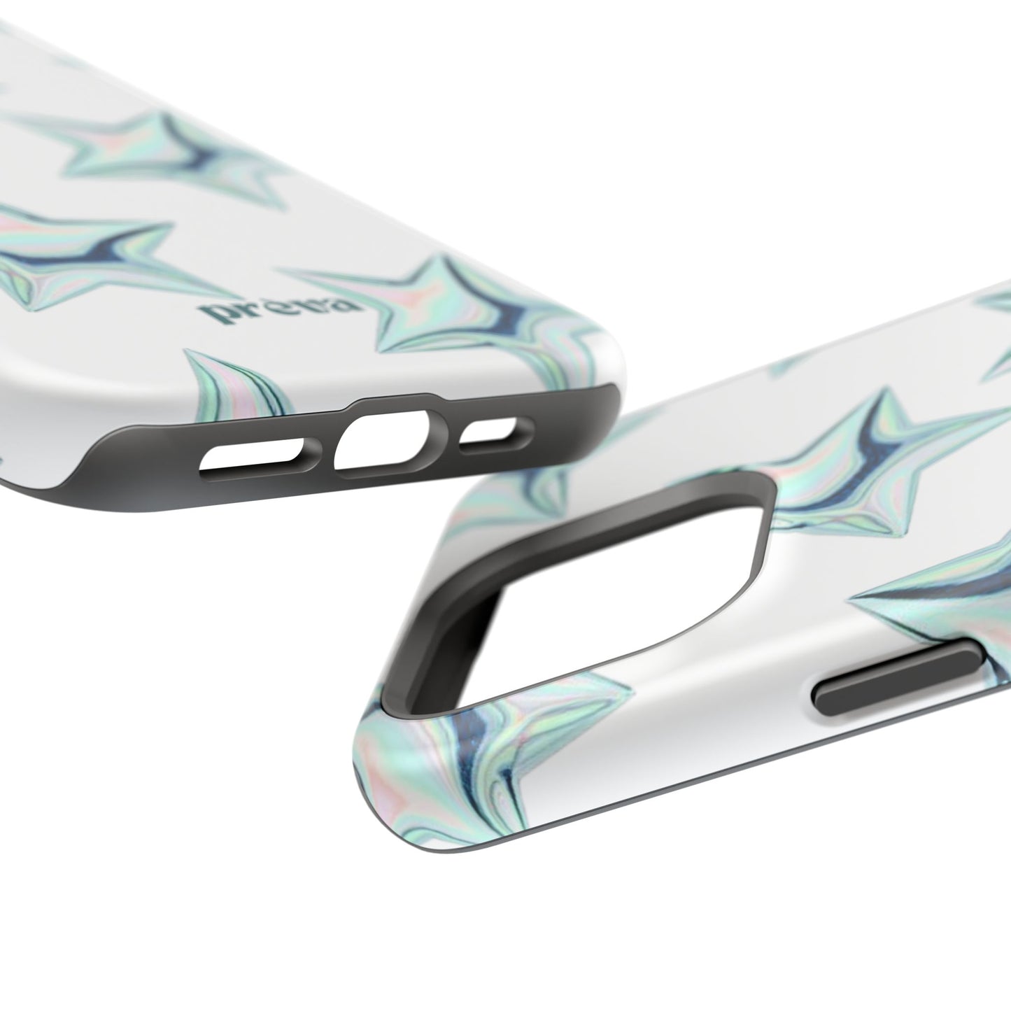 White Starburst Phone Case