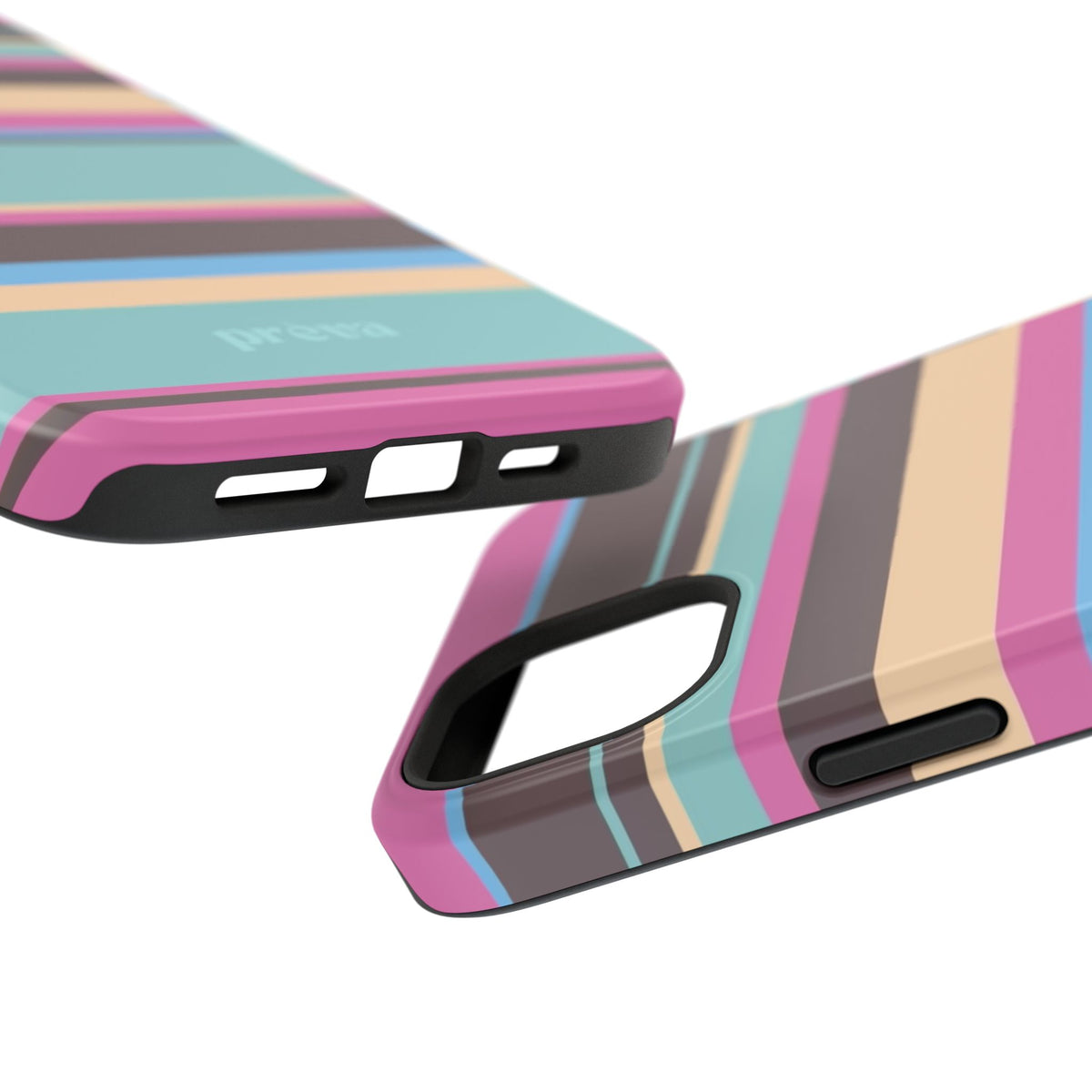 Cocoa Palm Stripes Phone Case