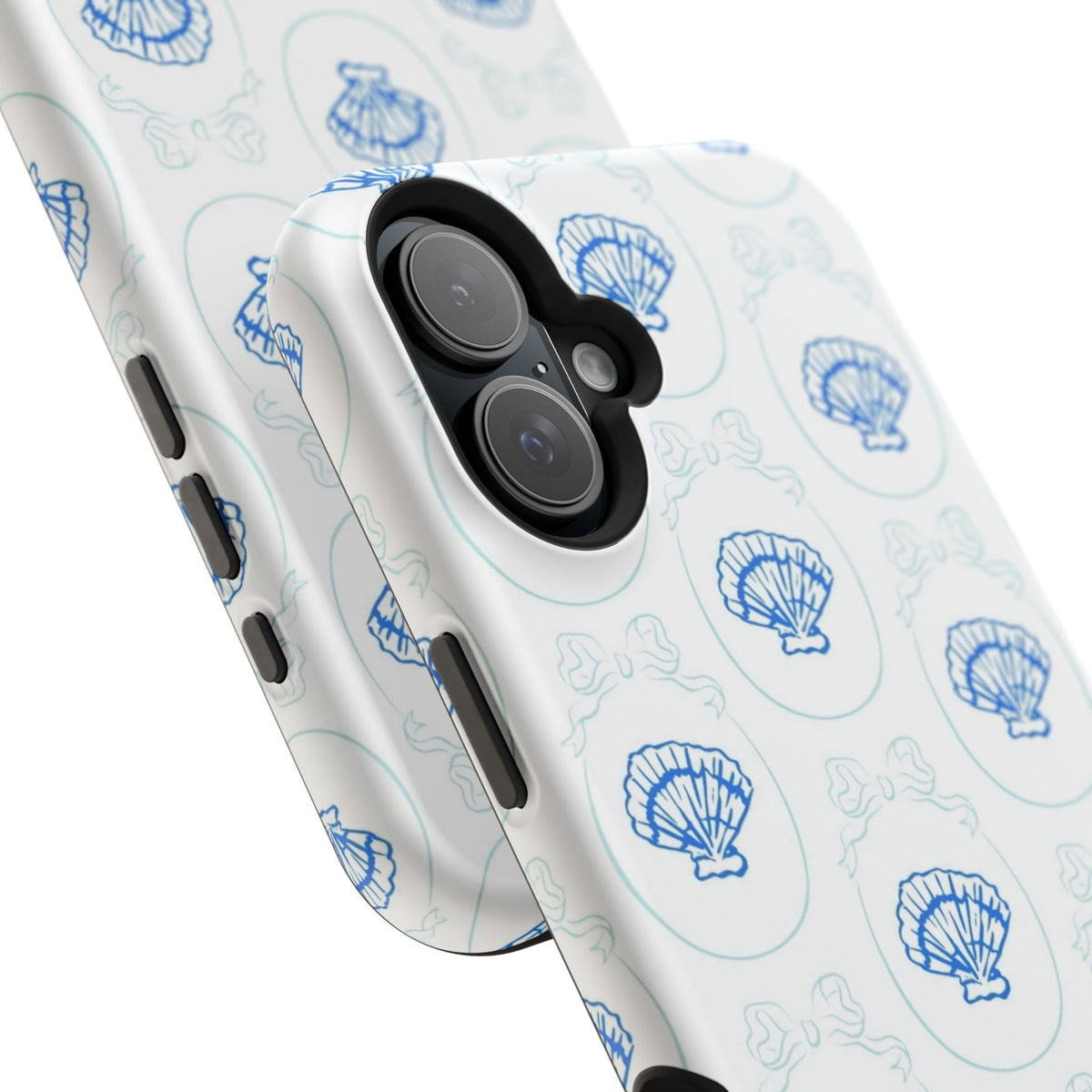 Fancy Teal Shell Phone Case