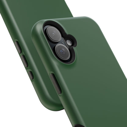 Impact-Resistant Phone Case — Forest Green Slim Armor