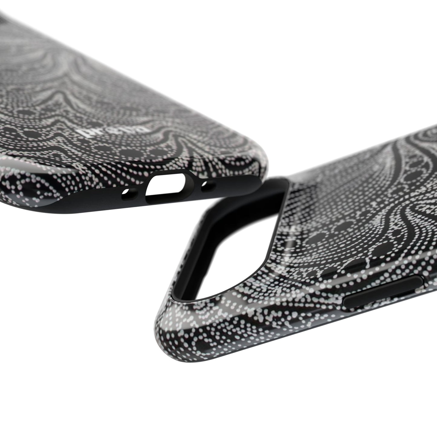 Abstract Midnight Lace Phone Case