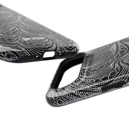 Abstract Midnight Lace Phone Case
