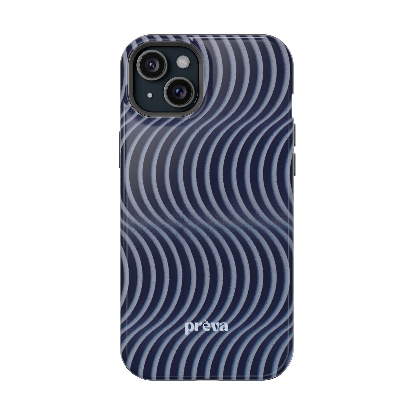 Wavy Navy Phone Case