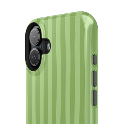 Light Green Stripes Phone Case