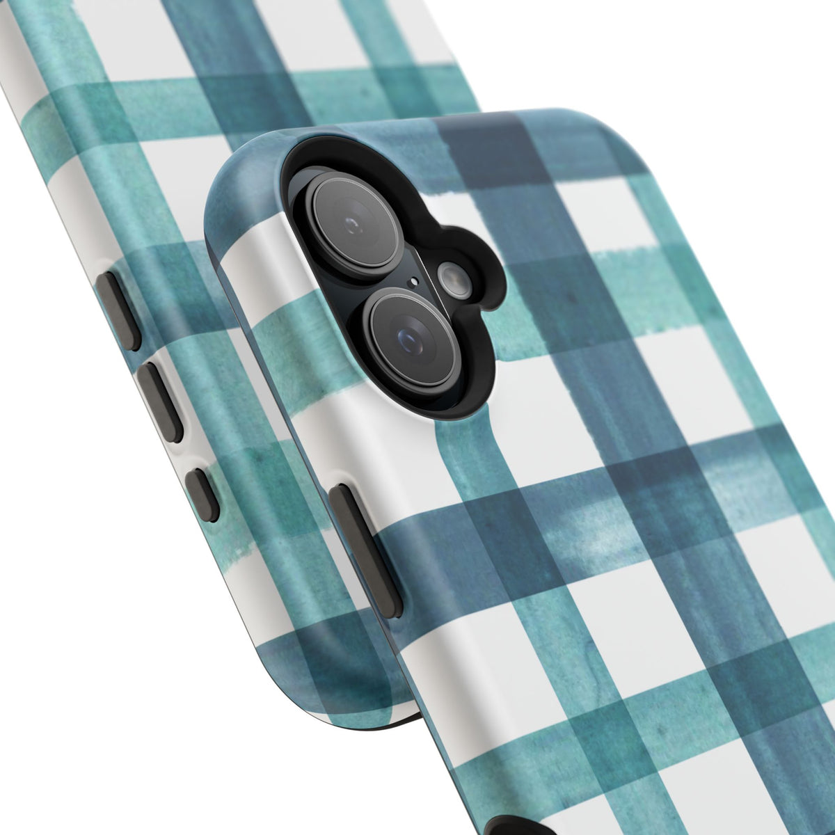 Teal Plaid Phone Case