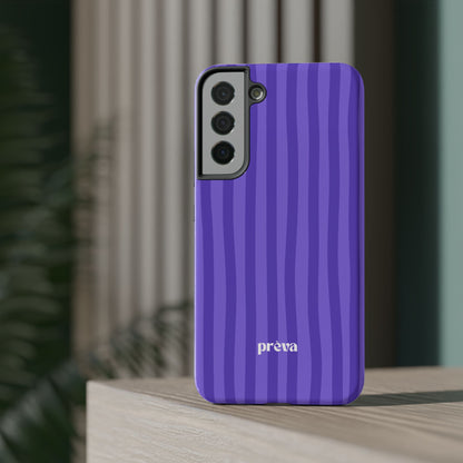 Dark Purple Stripes Phone Case