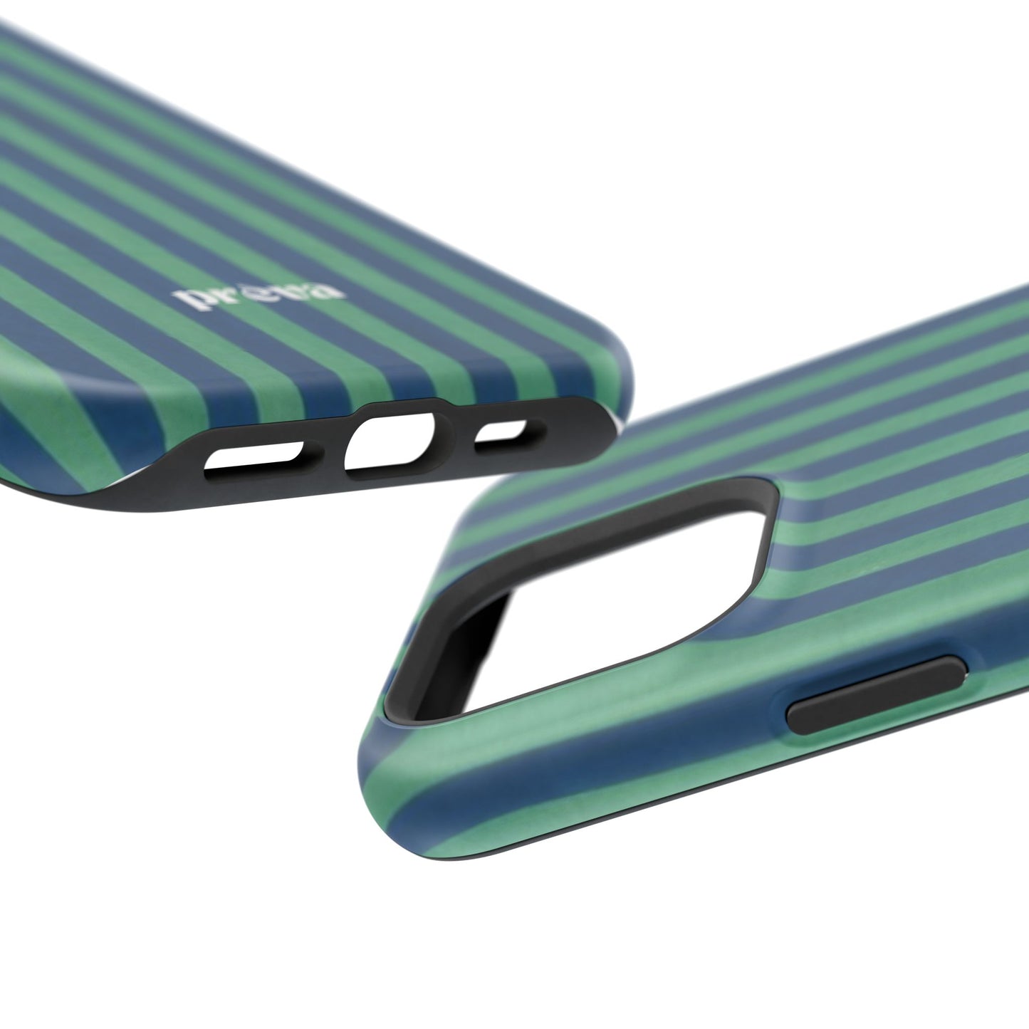 Green & Blue Stripes Phone Case