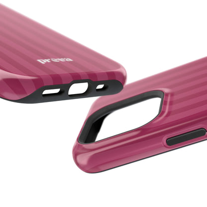 Magenta Stripes Phone Case