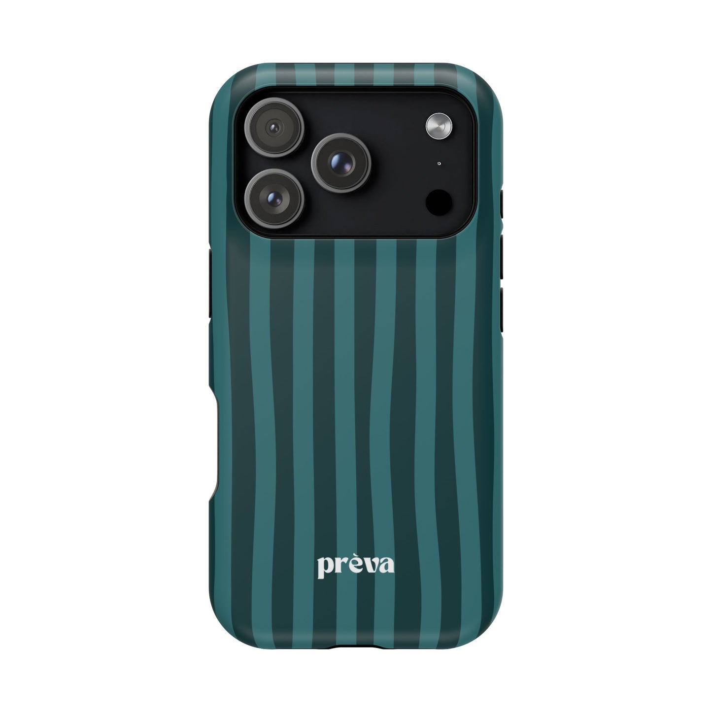 Dark Stripes Turquoise Phone Case