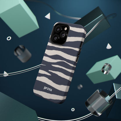 Navy & Cream Zebra Phone Case