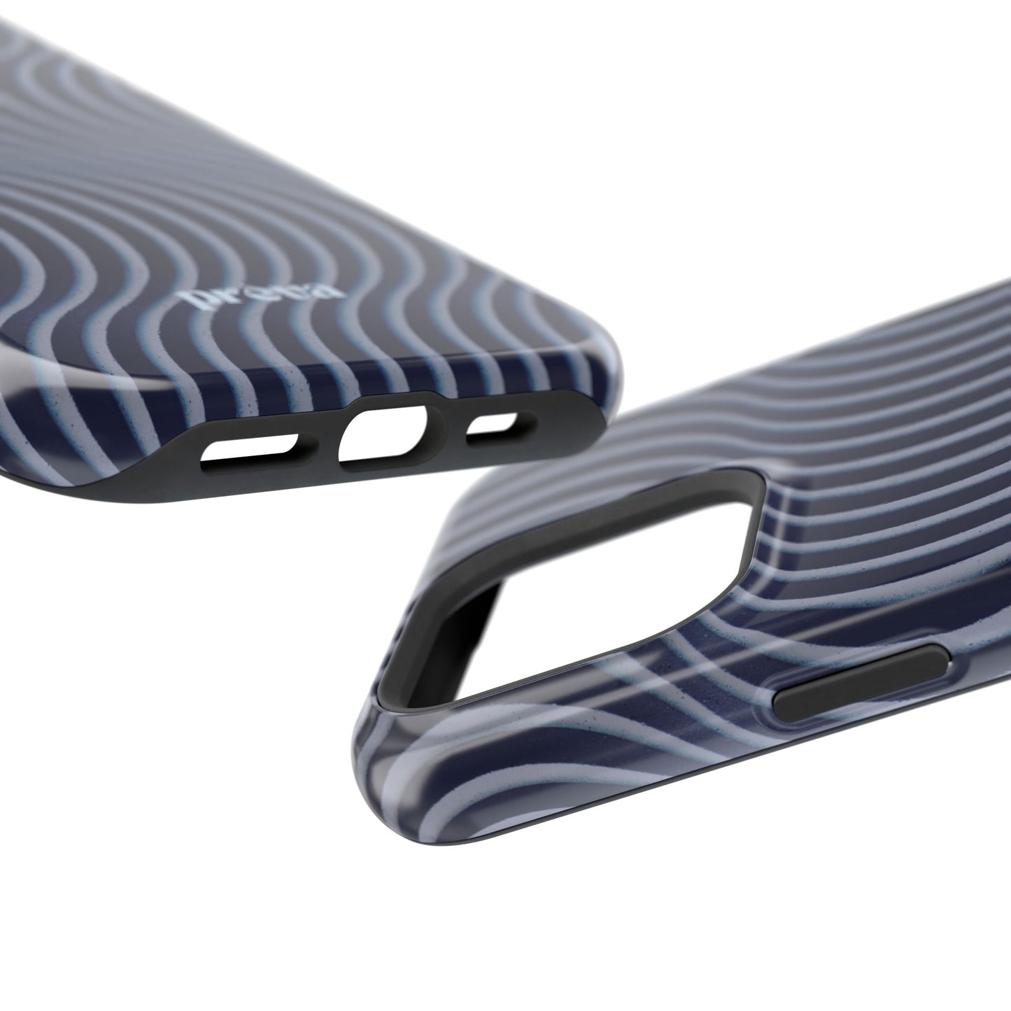 Wavy Navy Phone Case