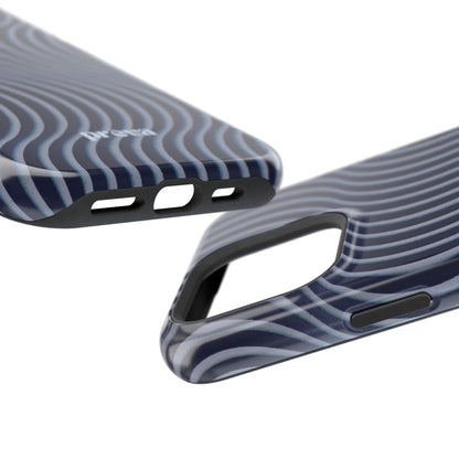 Wavy Navy Phone Case