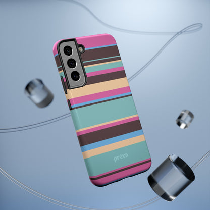 Cocoa Palm Stripes Phone Case
