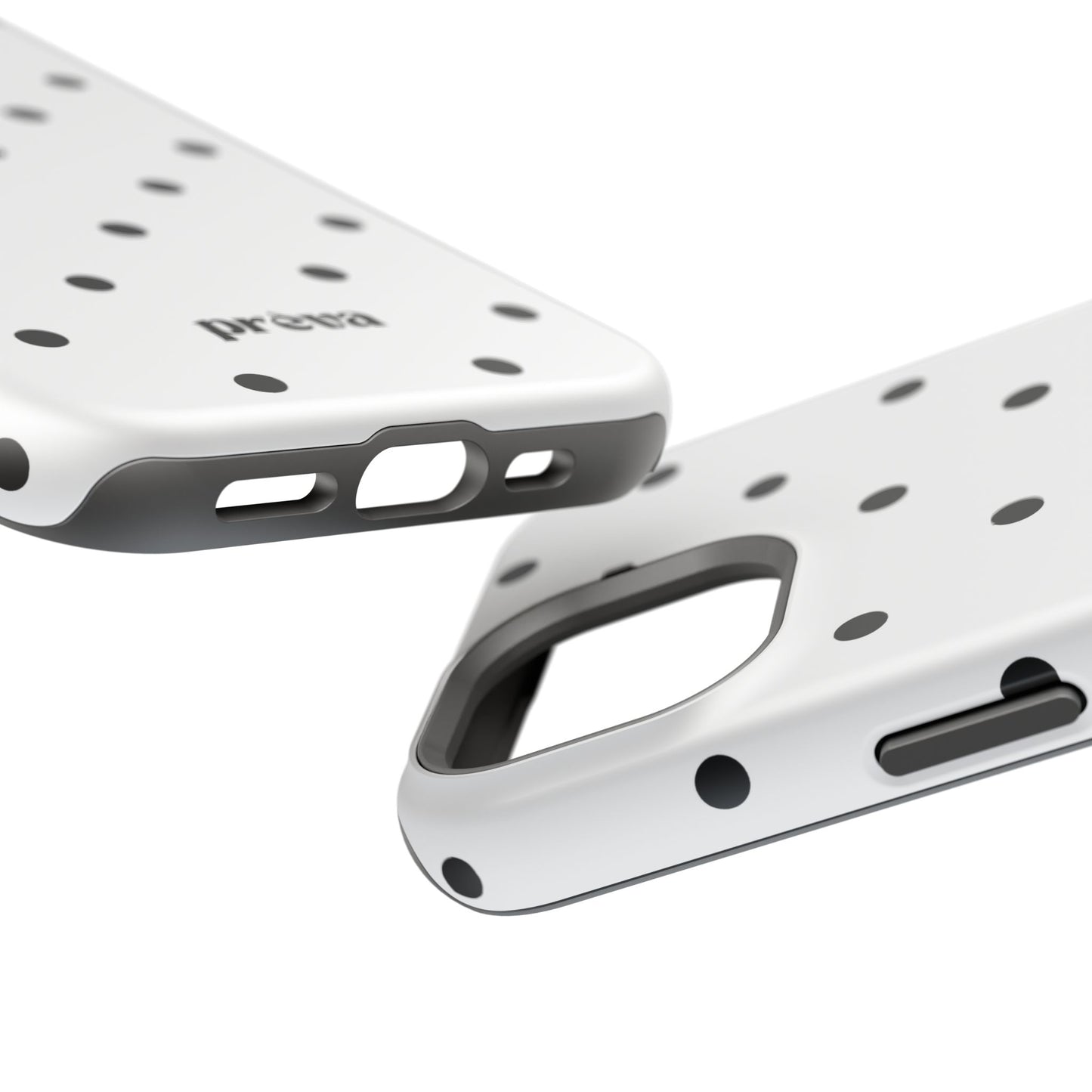 B&W polka dots Phone Case