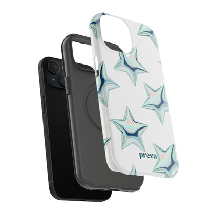 White Starburst Phone Case