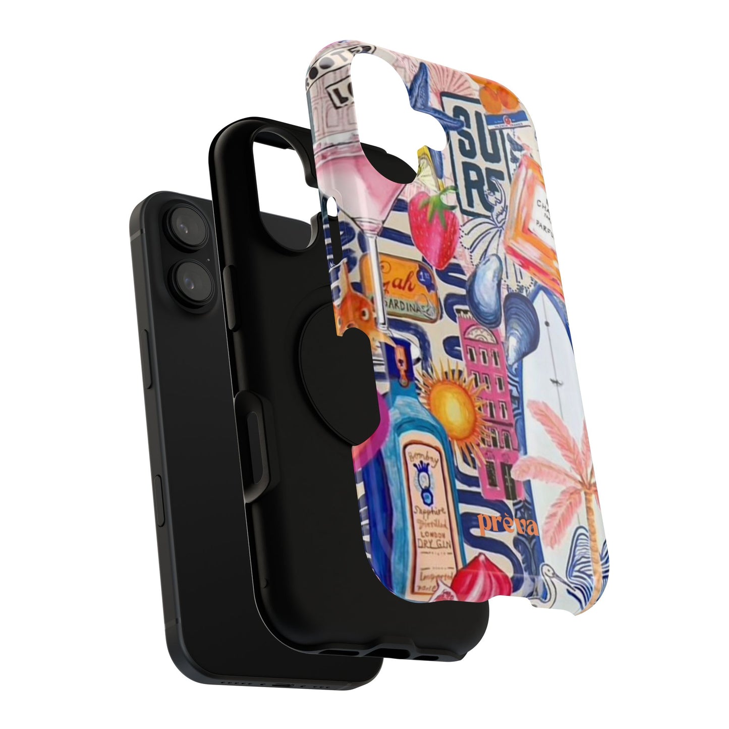 Tropical Beach Collage Phone Case