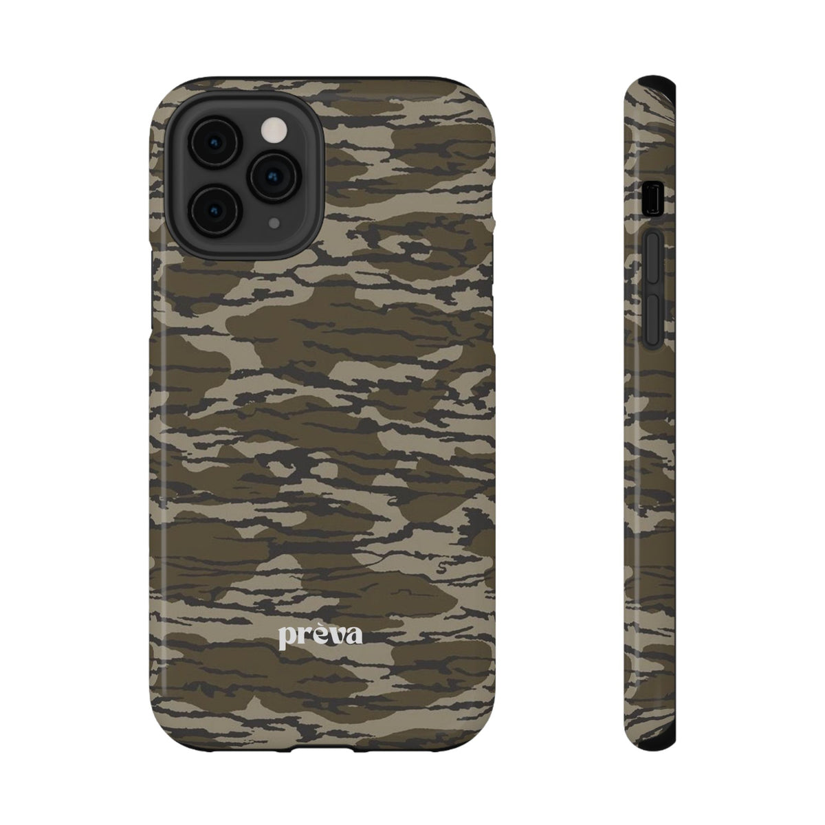 Camo Impact-Resistant Phone Case — Military Green Rugged Protection