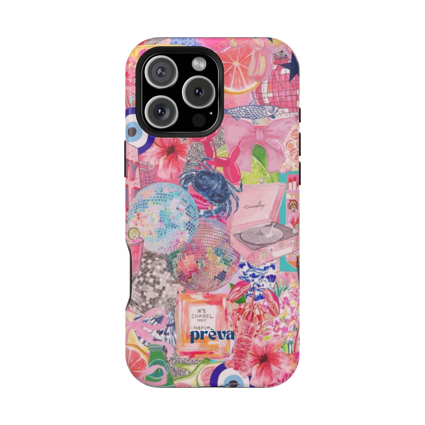 Floral & Pink Collage Phone Case