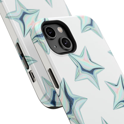 White Starburst Phone Case