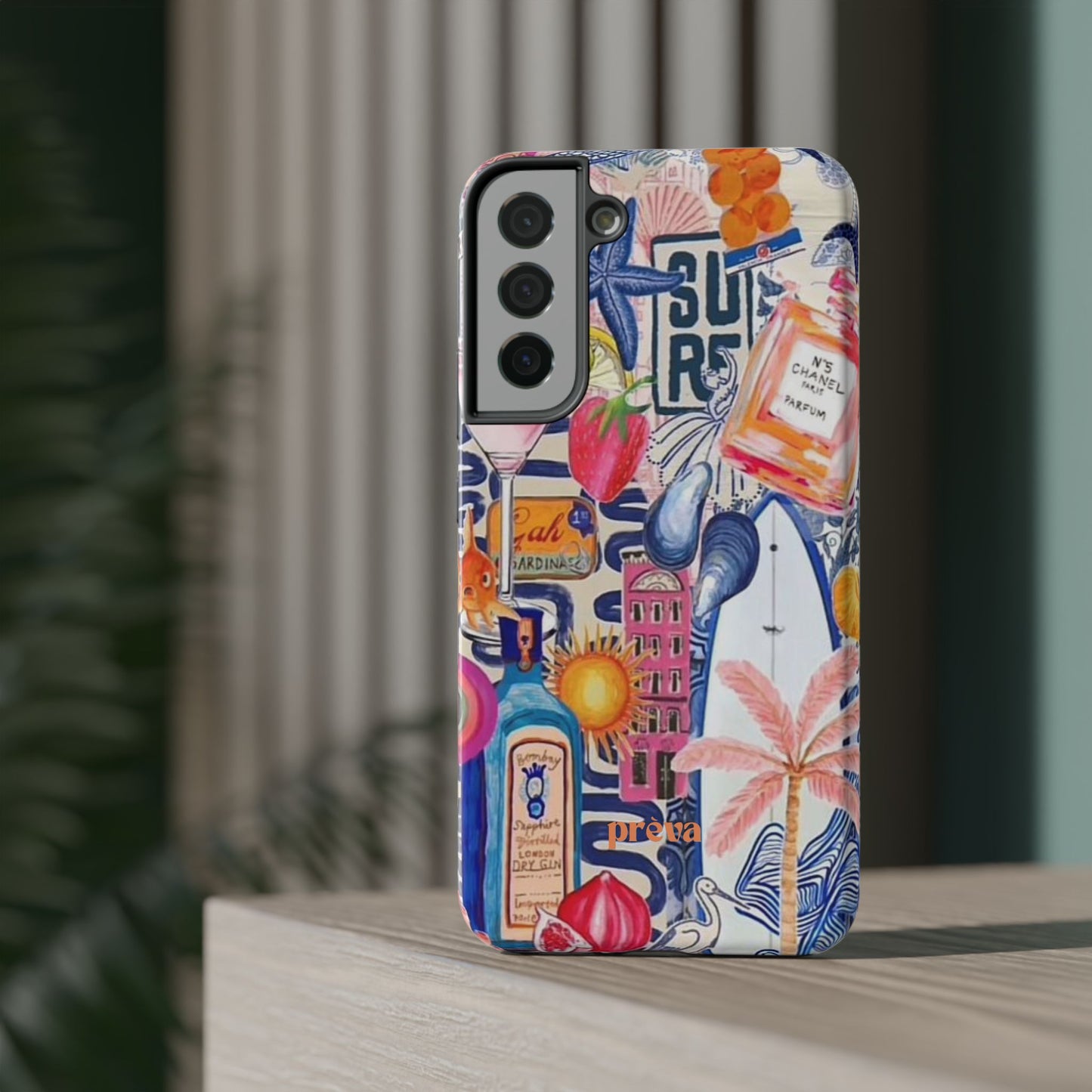 Tropical Beach Collage Phone Case