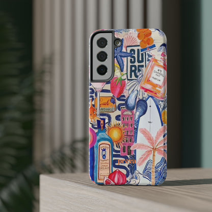 Tropical Beach Collage Phone Case
