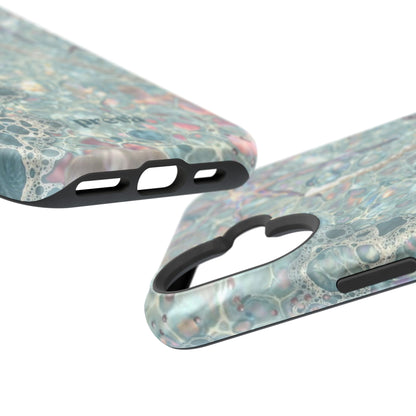 Marbled Seafoam Impact-Resistant Phone Case