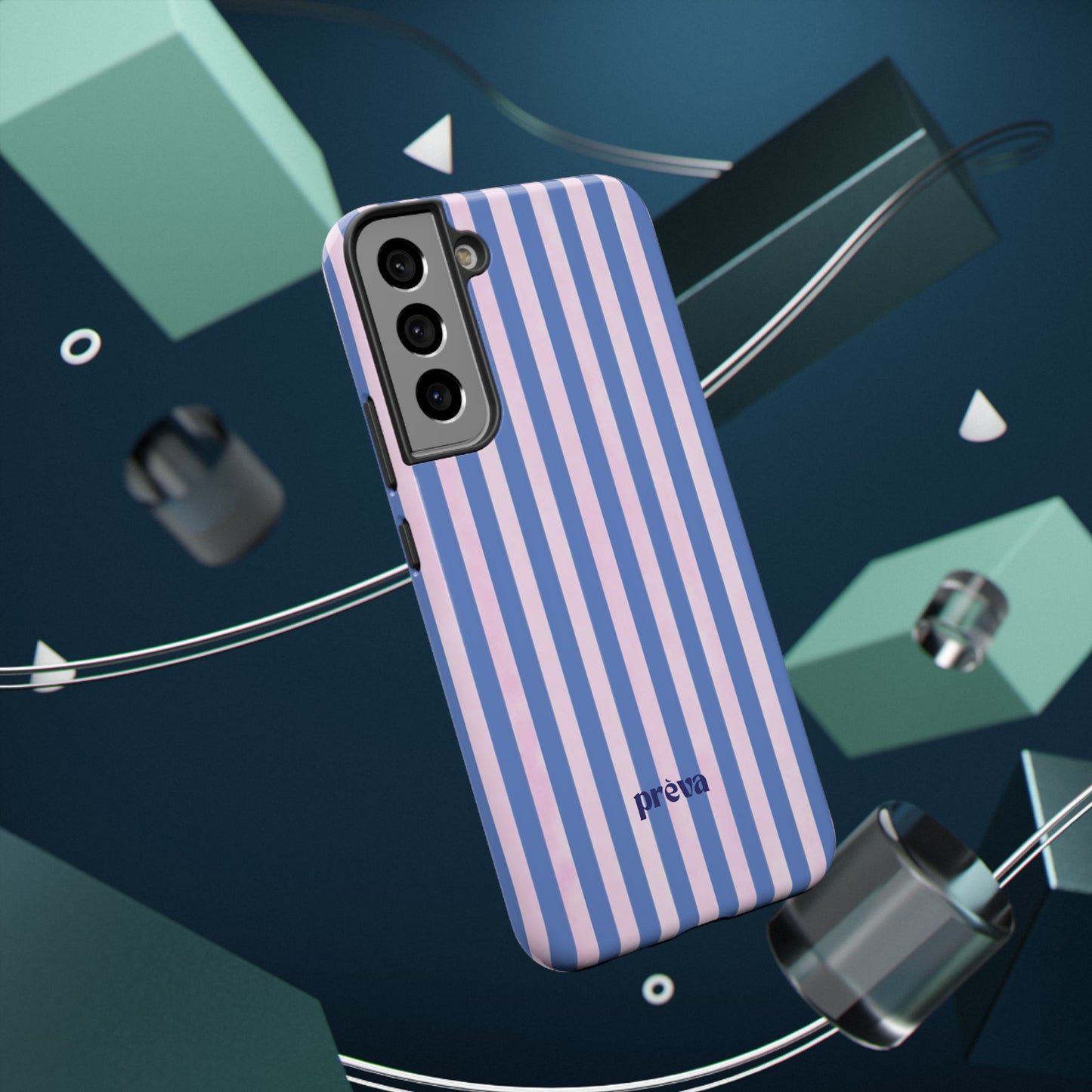Striped Purple and Pink Phone Case