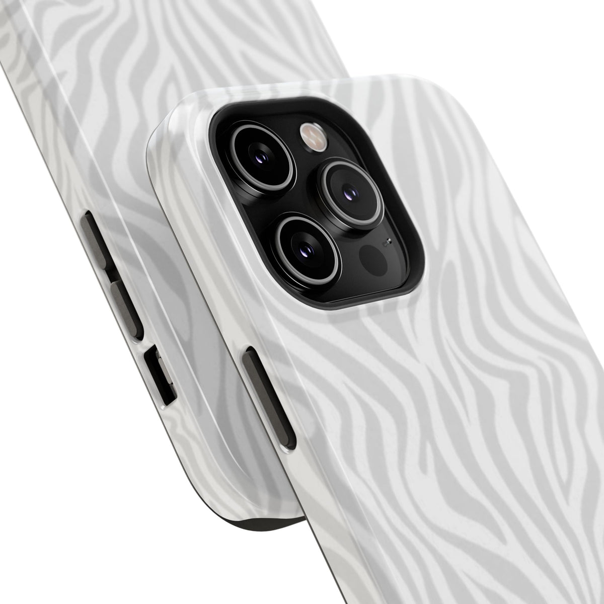 Zebra White Wave Phone Case