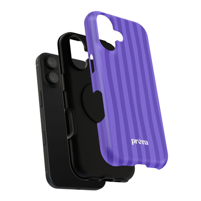 Dark Purple Stripes Phone Case