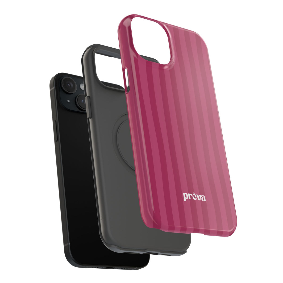 Magenta Stripes Phone Case