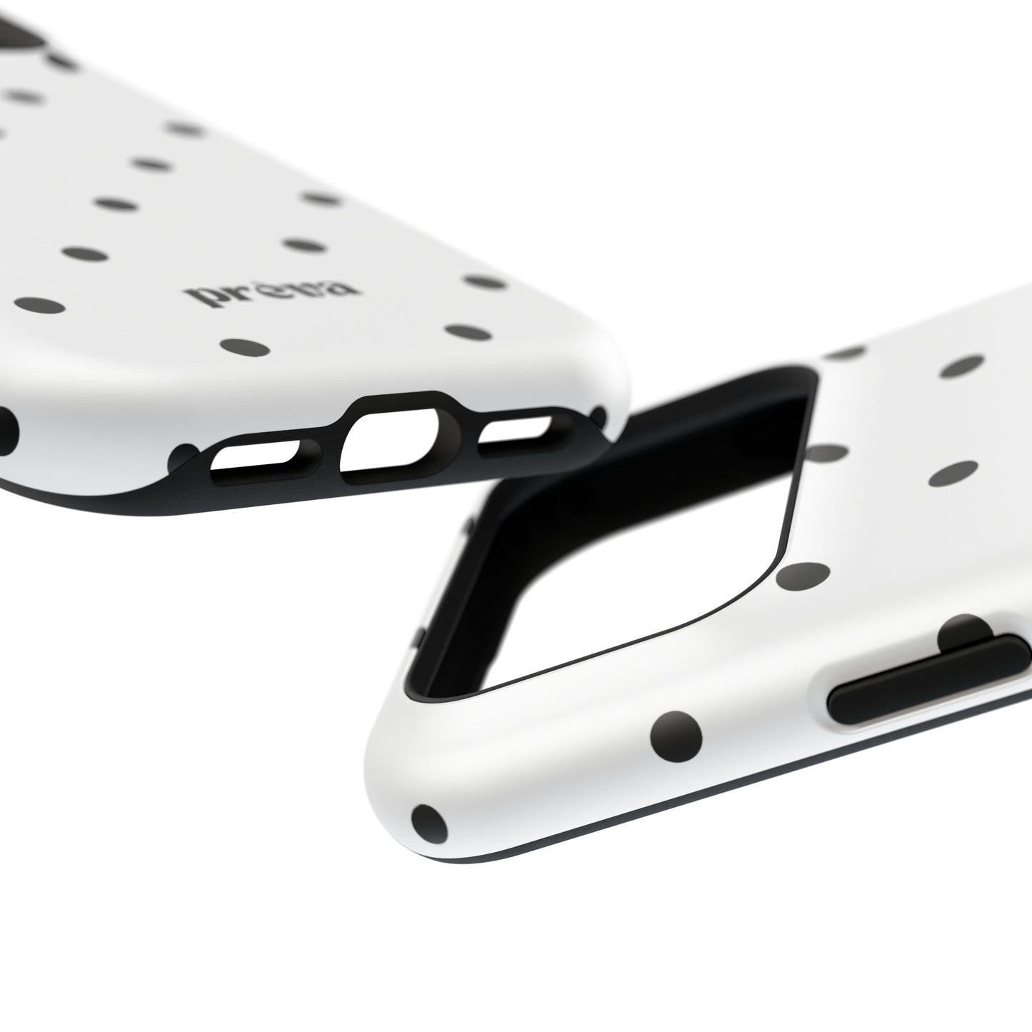 B&W polka dots Phone Case