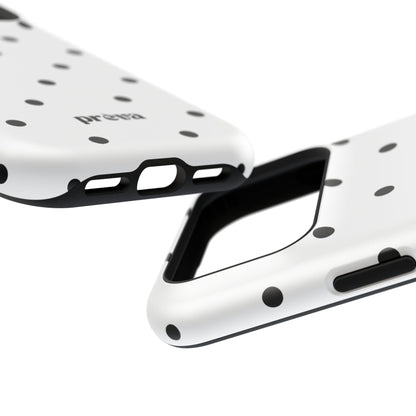 B&W polka dots Phone Case