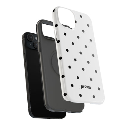 B&W polka dots Phone Case
