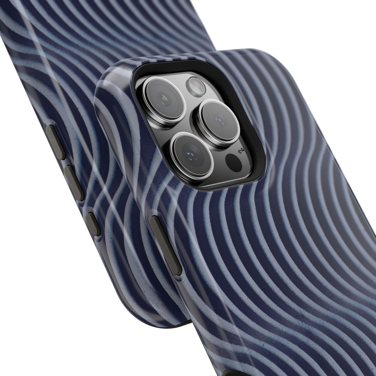 Wavy Navy Phone Case