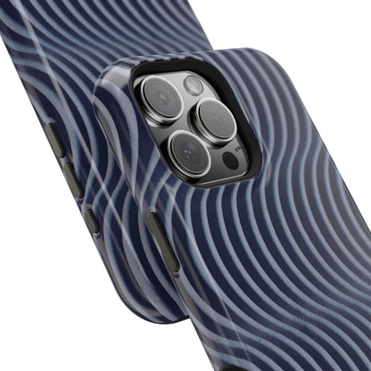Wavy Navy Phone Case