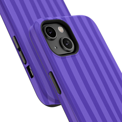 Dark Purple Stripes Phone Case