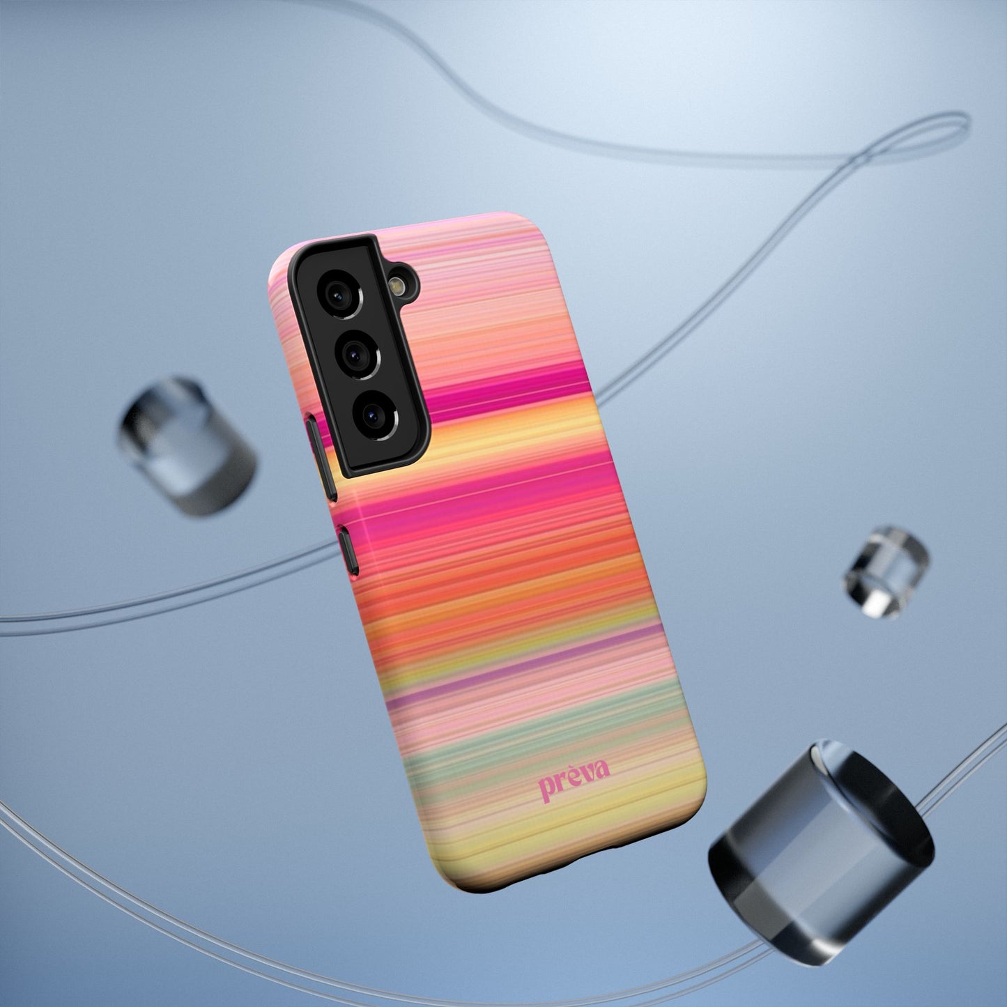 Pastel Stripe Rays Phone Case