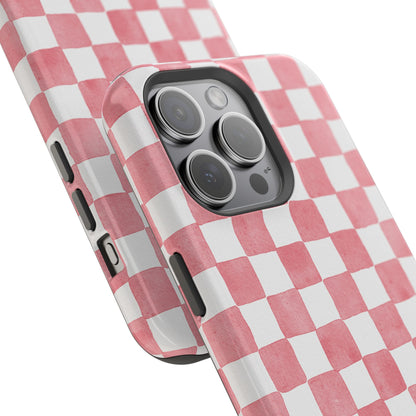 Pink Checkers Phone Case