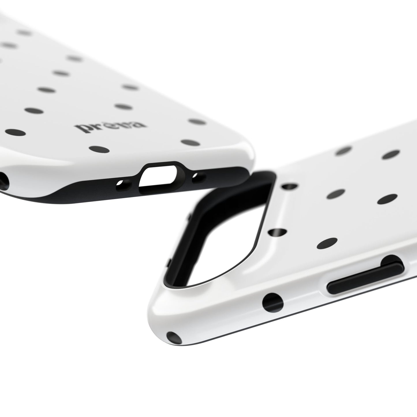 B&W polka dots Phone Case