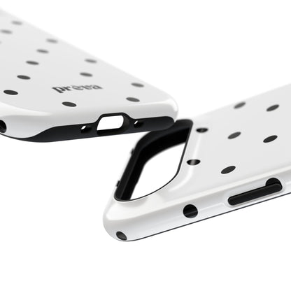 B&W polka dots Phone Case