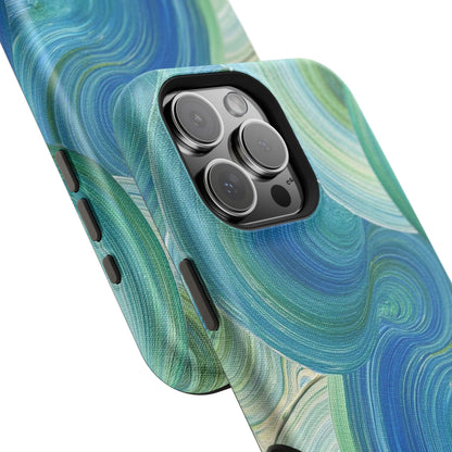 Swirling Ocean Impact-Resistant Phone Case