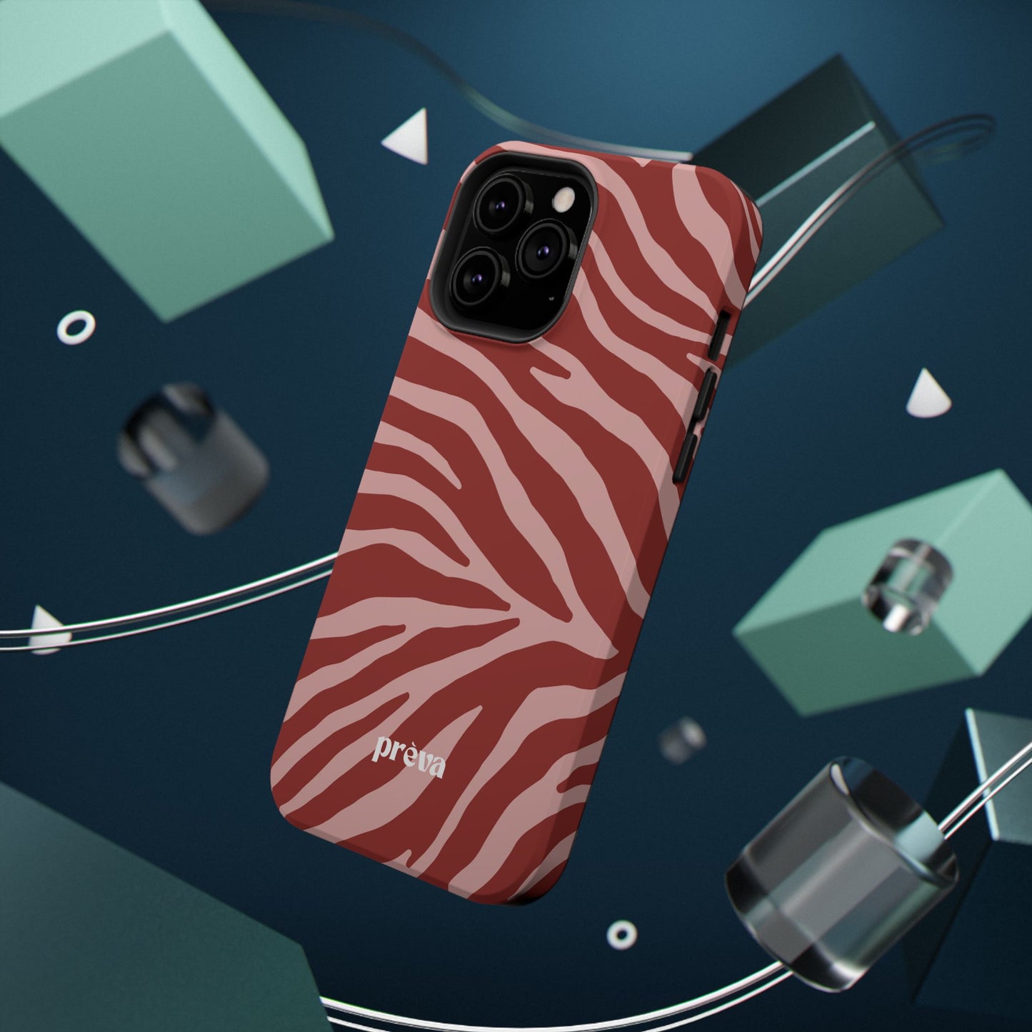 Red Zebra Phone Case