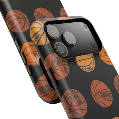 Black Basketball Phone Case