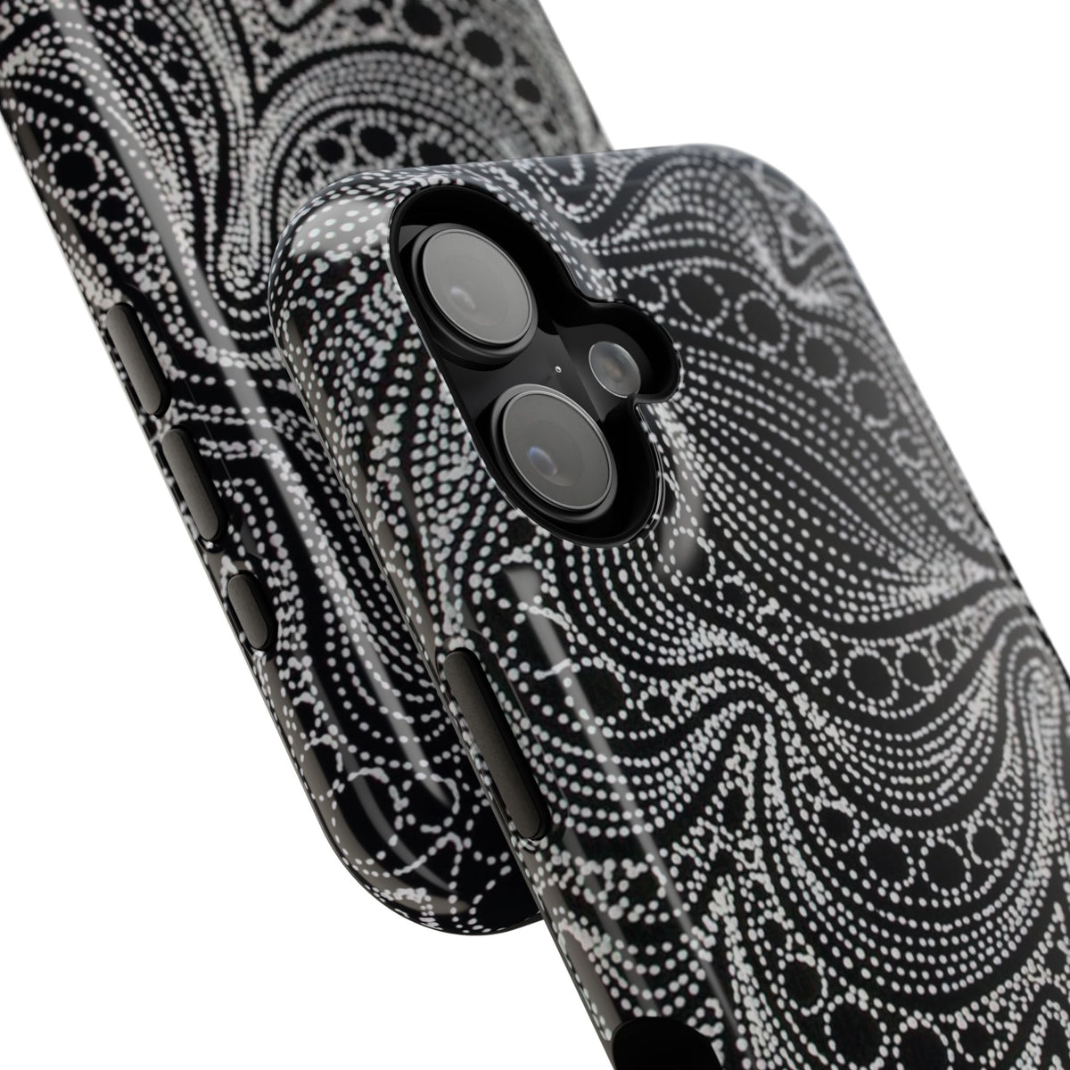 Abstract Midnight Lace Phone Case