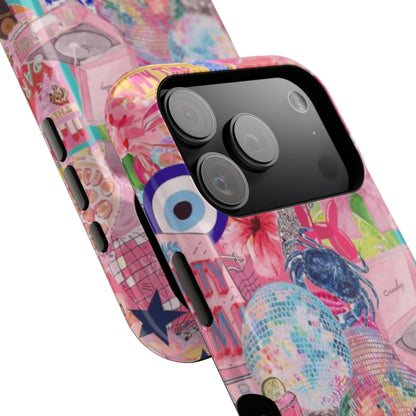 Floral & Pink Collage Phone Case